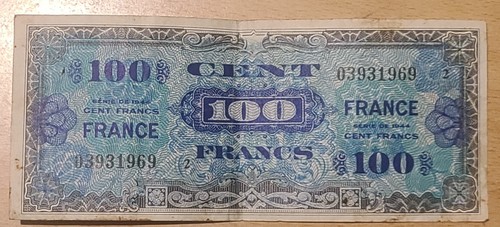 Billet banque 100 francs - de,