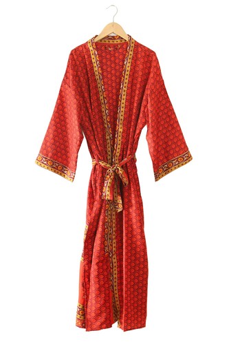 Robe kimono longue - en, soie