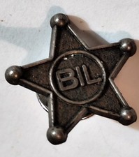 A13 Pin's Pins Pin épinglette RARE étoile de sheriff BIL James Butler Hickok LOI