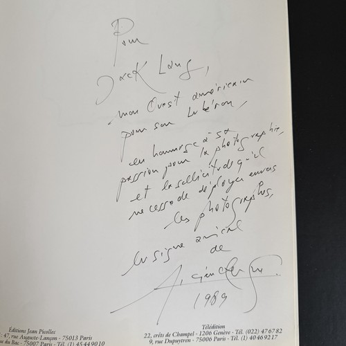 Signed lucien clergue - signed,