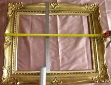 Cadre bois sculpté & doré à