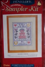 Ancien kit broderie point - ancien,