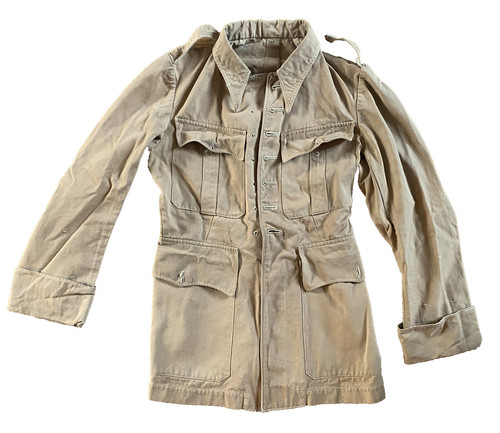 France veste toile beige - veste,