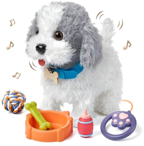 Chien jouet enfant peluche - enfant, qui