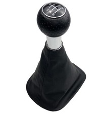 Pommeau Levier De Vitesse + Soufflet Similicuir + Cadre Pour VW Passat B5 96-05