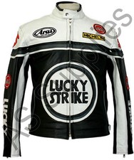 LUCKY STRIKE Blouson Moto Cuir