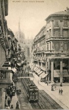 CARTE POSTALE / ITALIA / ITALIE / MILANO CORSO VITTORIA EMANUELE