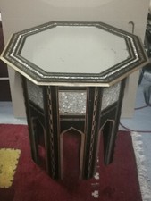 Table basse ancienne orientale octogonale