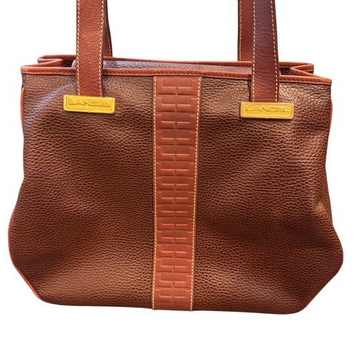 Lancel brown leather - lancel,