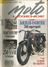 Moto Légende N°3 Norton 99-Koehler escoffier K 50- YAMAHA YDS6