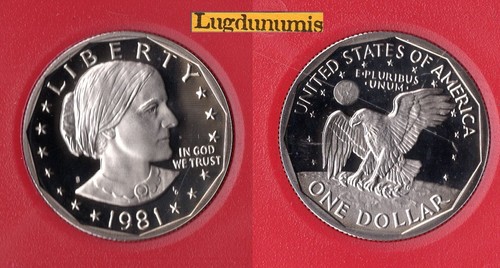 Usa dollar 1981 unc proof - dollar,
