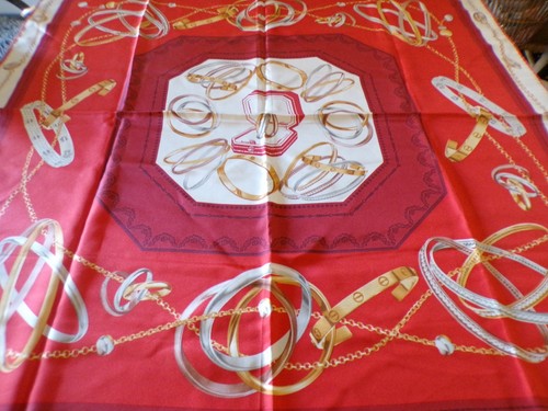 Vintage foulard cartier rouge - vintage,