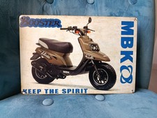 Plaque métal scooter booster