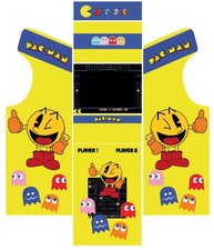 Stickers Borne Arcade (Mame ou Euro ou Personnalisé) - Modèle 2 PAC MAN