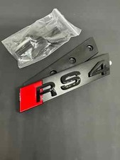 RS4 Logo Emblème Avant calandre Noir brillant A4 S4 RS4