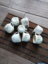 Lot De 8 Tasse ancienne  faïence Mouzin Lecat & cie Nimy Les Pons XIX Ème 