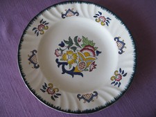 Assiette plate en Longwy -