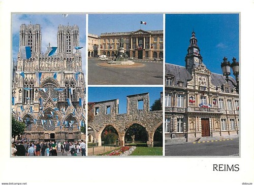 Carte postale reims - reims,