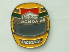 PIN'S  CASQUE A.SENNA - HONDA - MARLBORO  (A1)