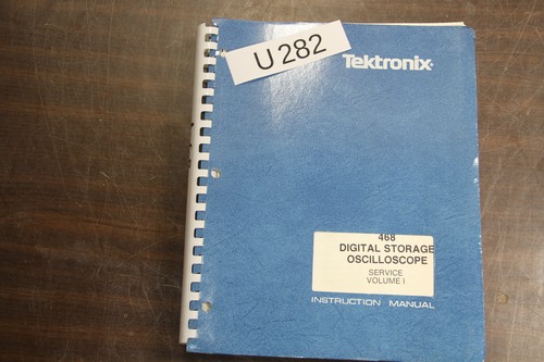 Tektronix 468 service manual - service,