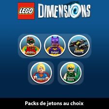 Lots Jetons • Lego Dimensions • BATGIRL Robin Batwing - SUPERGIRL - GREEN ARROW