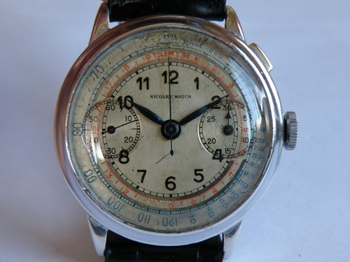 Nicolet watch chrono oversize - nicolet,