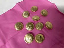 10 Boutons Dorés Couture