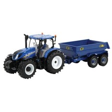 Britains Coffret Tracteur New Holland T6 et sa remorque, l'échelle 1/32ème de à 