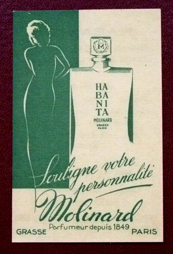 Carte parfumée molinard - carte,