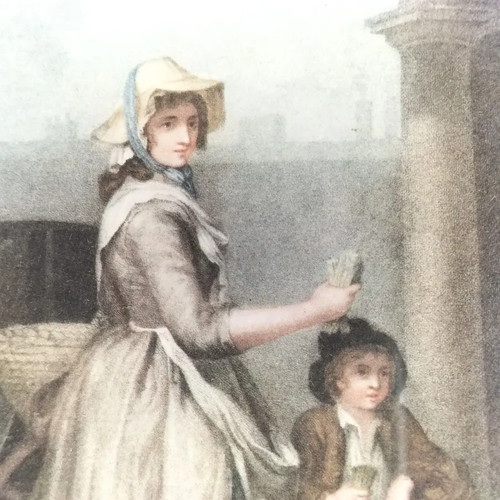 Rare gravure époque - gravure, d'époque
