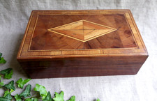 Coffret ancien bois - coffret,