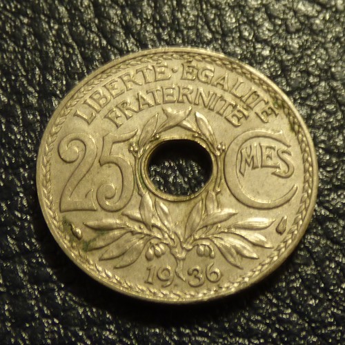 France centimes 1936 - 25,