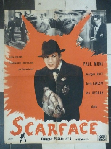 Affiche cinema scarface - cinema,