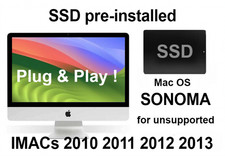 SSD 480go pre-installed Mac OS