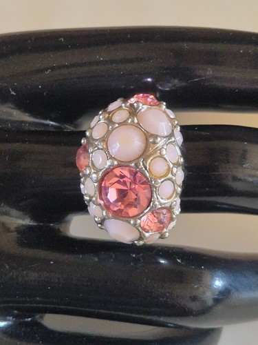Vintage pink rhinestone - vintage,