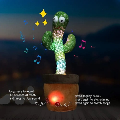 Peluche cactus parlante - cactus,
