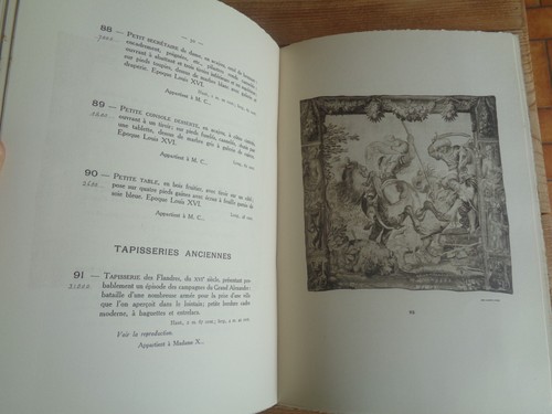 Ancien catalogue vente - vente, aux
