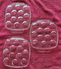 VINTAGE 3 PLATS A ESCARGOTS EN