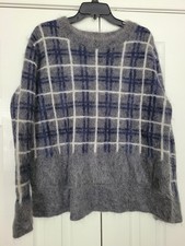 ZARA MOHAIR CHECKED SWESTER