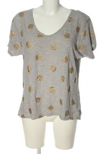 LEON & HARPER T-shirt col en V Dames Haut T EU 38 gris clair-doré