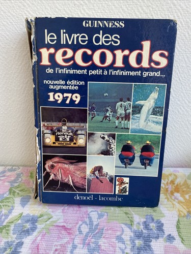 Ancien livre des - ancien, records