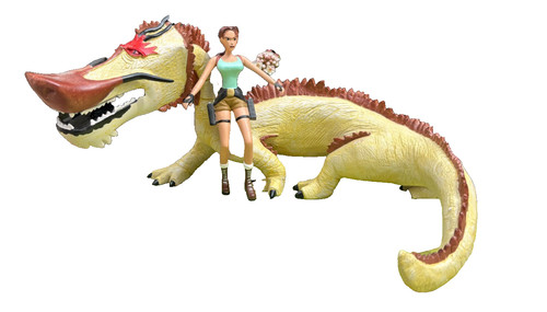 Figurine lara croft - figurine, dragon