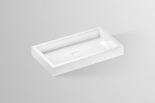 Bassin à poser Alape AB.RE700.4, rectangulaire L : 700 mm H : 90 mm P : 398 m...