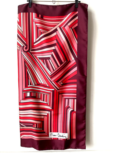 Foulard carré soie pierre - de,