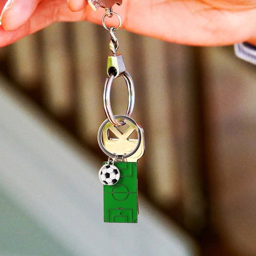 Pcs porte clef ballon de - 6,