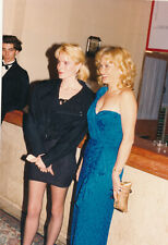 Photo amateur 1988 actrices Géraldine Danon et Katia Tchenko Festival de Cannes