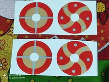 PLAYMOBIL X4 ADHÉSIFS BOUCLIERS BOUCLIER AUTOCOLLANTS VIKINGS GAULOIS VIKING