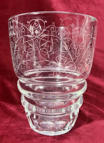 Baccarat lulli etched crystal - baccarat,