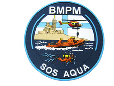 ECUSSON PVC BMPM LES MARINS POMPIERS DE MARSEILLE SECOUR AQUATIQUE