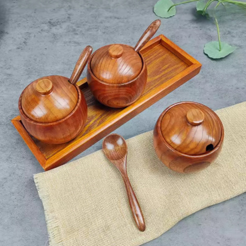 Pot épices bois avec - à, en